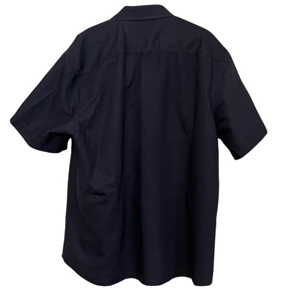 VISITOR MENS BUTTON DOWN XXL LINEN COTTON BLEND SHIRT - Picture 3 of 11